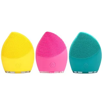 

Portable Mini USB Charging Washing Brush Silicone Cleansing Instrument Facial Pore Cleaner