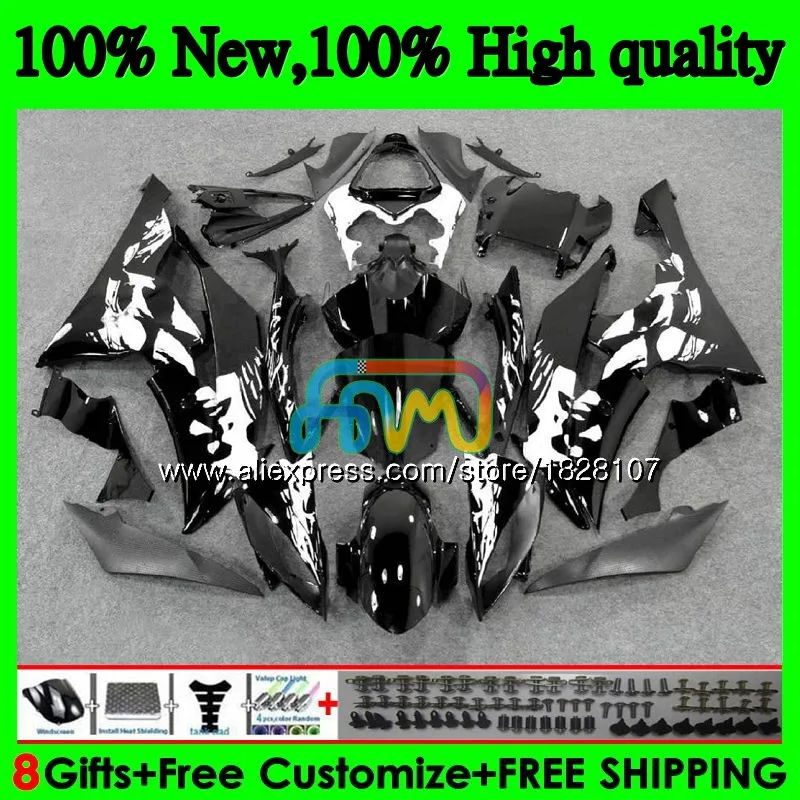 YZF-R6 для YAMAHA YZF600 YZF-600 YZFR6 08 09, 10, 11, 12, в стиле «граффити» blk 63BS. 10 YZF 600 R 6 YZF R6 2008 2009 2010 2011 2012 обтекатели