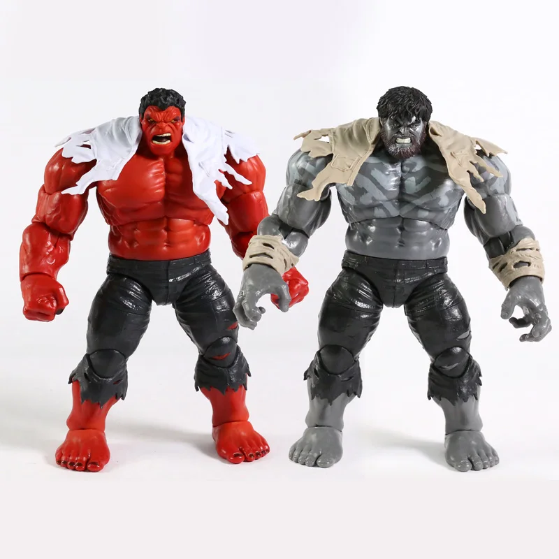 Marvel – figurine Hulk grise/rouge, jouet poupée, Collection de figurines  Brinquedos, modèle cadeau - AliExpress