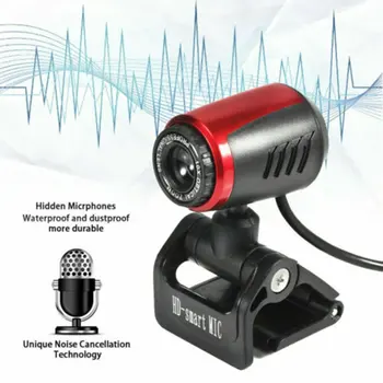 

HD Streaming Webcam Microphone Free Drive USB2.0 Computer Camera Dynamic Resolution For Desktop Notebook Video Call