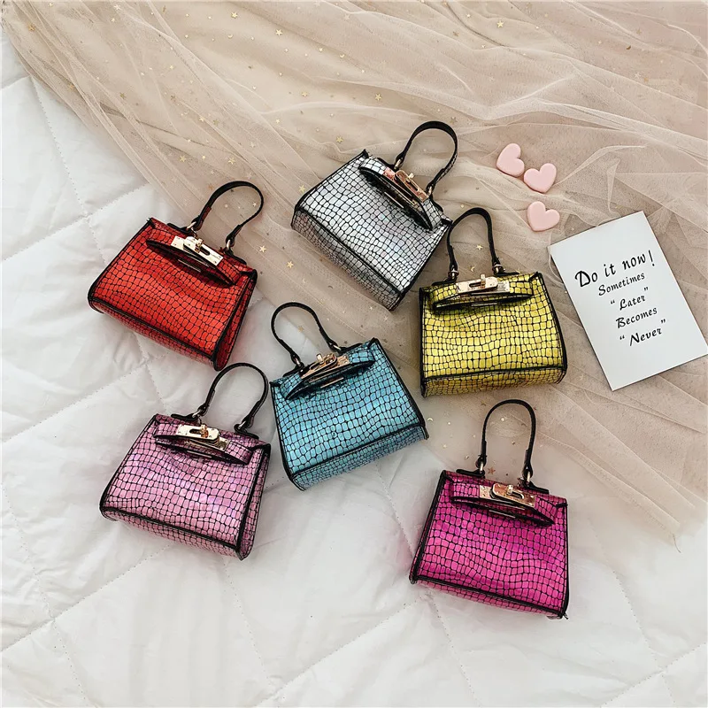 

Korean-style 2019 Spring And Summer New Style CHILDREN'S Bag Sequin Cool Shoulder Bag Cross-body Versatile Mini Accessories Bag