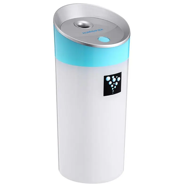 

300ML Ultrasonic Humidifier USB Car Humidifier Mini Aroma ESSential Oil Diffuser Aromatherapy Mist Maker Home Office:Blue