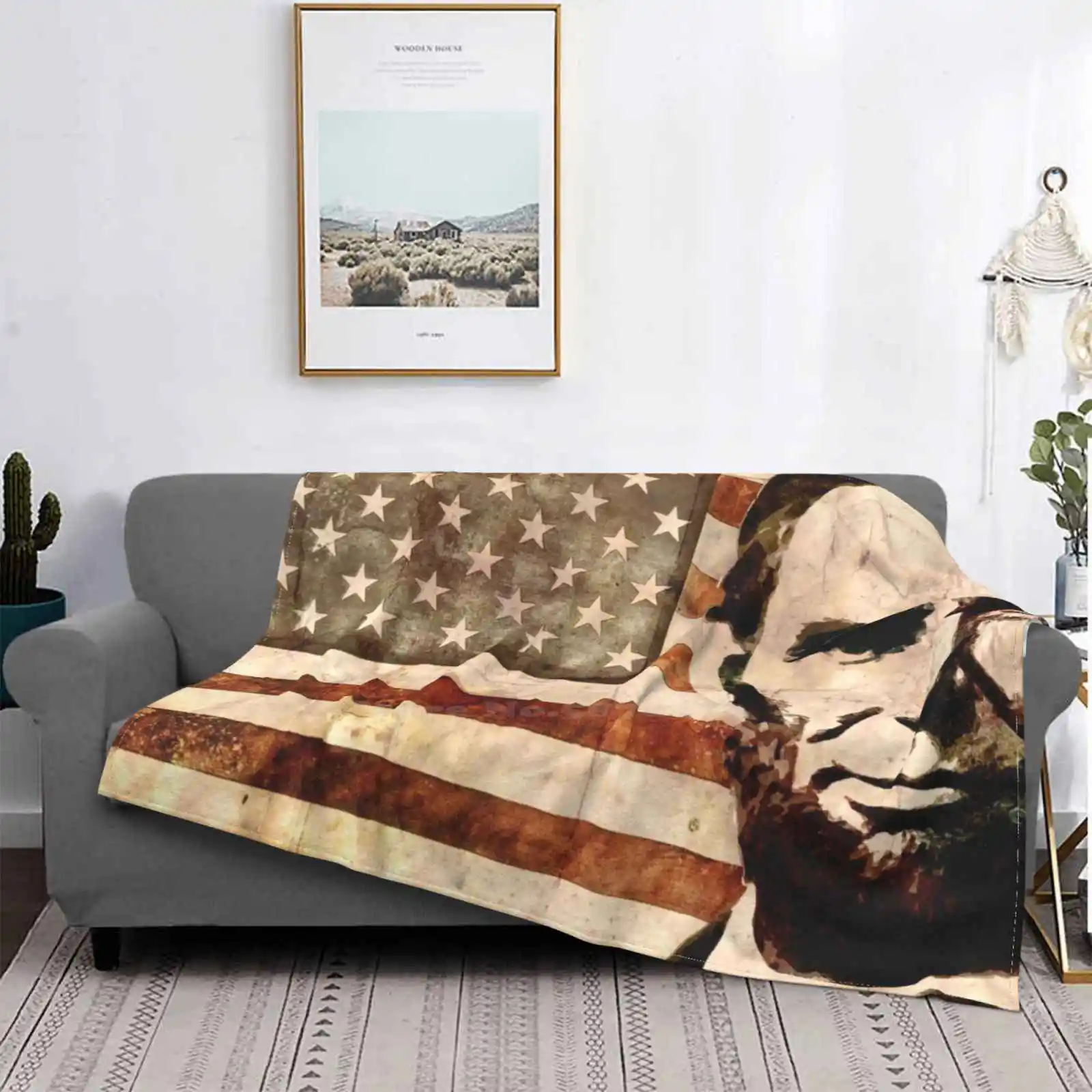Abraham Lincoln Vendita Calda Stampa Coperta Di Flanella Calda Di Alta Qualità Lincoln Abraham Lincoln President Lincoln Patriot