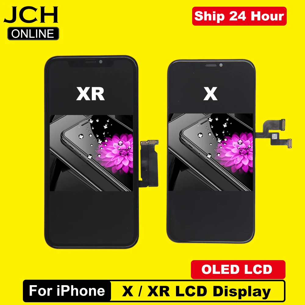

OLED LCD Display for iPhone X XS Touch Screen Digitizer Assembly No Dead Pixels For iPhone X XS LCD Display OLED XR TFT Screen