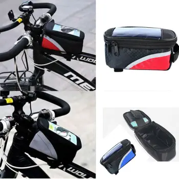 

Cycling Frame Pannier Front Tube Bag Touch For Cell Phone Bicycle Bike Screen