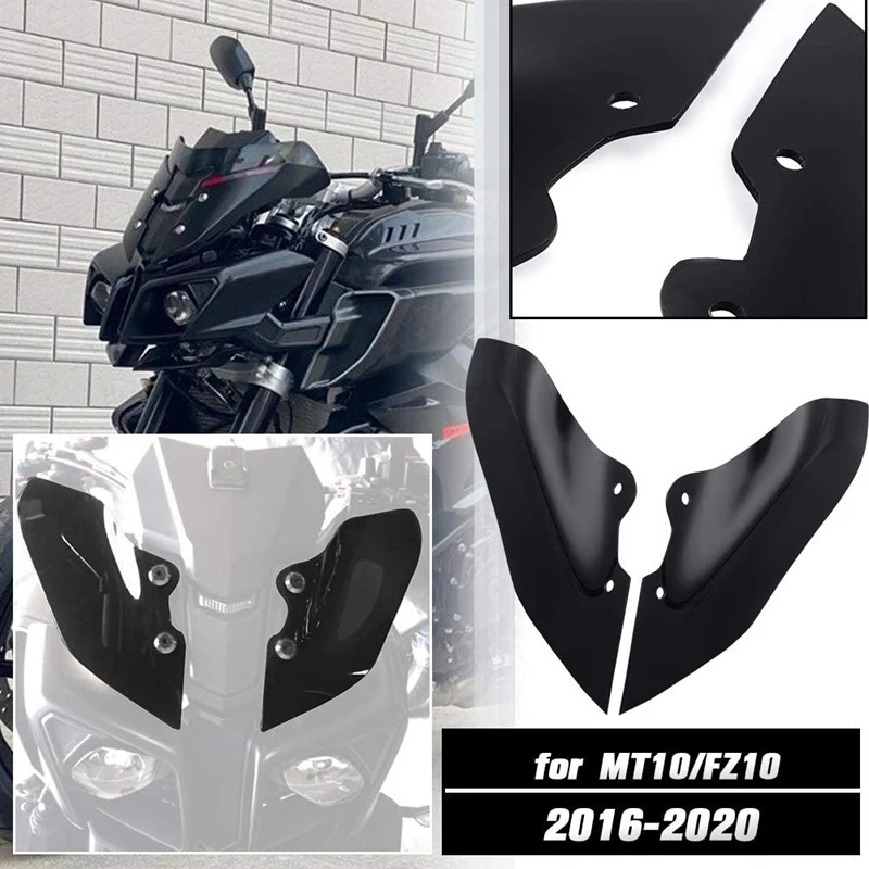 Motorcycle Headlight Screen Side Fairing Cover head light lamp Protector for Yamaha MT FZ 10 MT10 FZ10 2016-2019 | Автомобили и