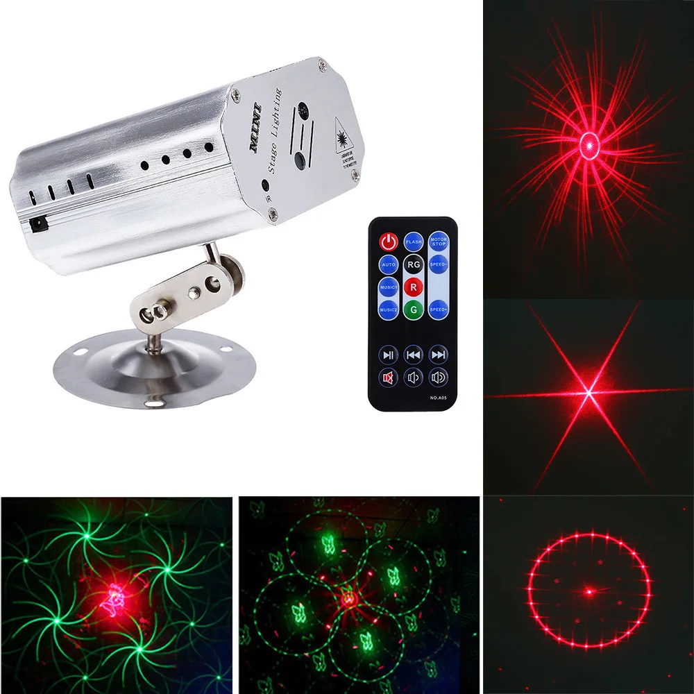 

Stage Lighting RG Laser Remote Pattern Projector DJ Disco KTV Party Light
