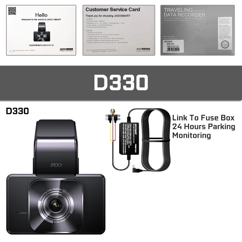 D330 Портативный автомобильный DVR Камера 1080P HD Ночное видение Dash Cam WI-FI gps координаты 24 часа в сутки для парковочной системы Dash Cam Автоматический Фиксатор - Название цвета: D330