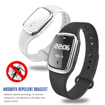 

Ultrasonic Mosquito Repellent Bracelet Ultrasonic Insect Pest Control Repeller Wristband Anti Mosquito Wrist Bracelet