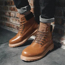 Мужская спортивная теплая обувь; высококачественные удобные мужские кроссовки; износостойкие дышащие трендовые бархатные Ботинки martin для улицы