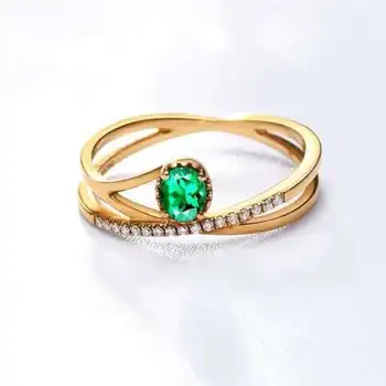 

Free shipping Natural emerald ring 925 sterling silver Fine jewelry For men or women