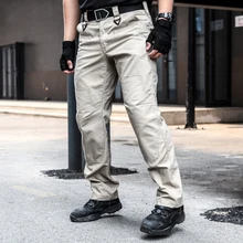 QY треккинг хлопковый Рипстоп брюки мужские водонепроницаемые быстросохнущие тактические брюки мужские походные брюки для охоты на открытом воздухе