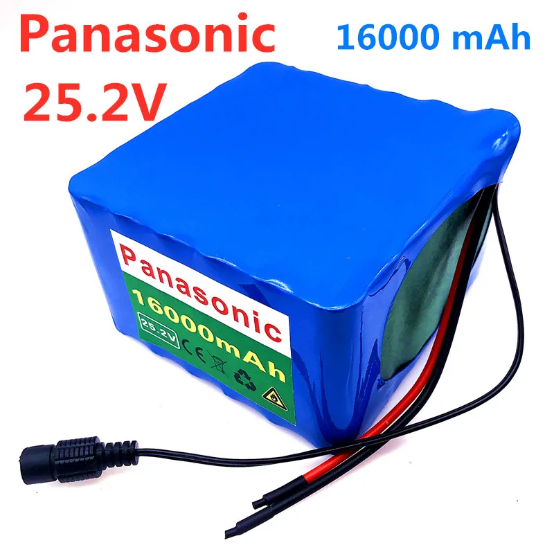 Аккумулятор Panasonic 18650 6s5p 24v16ah аккумулятор 250 Вт 25,2 в 16000 мАч Электрический велосипед кресло литий-ионный аккумулятор+ зарядное устройство