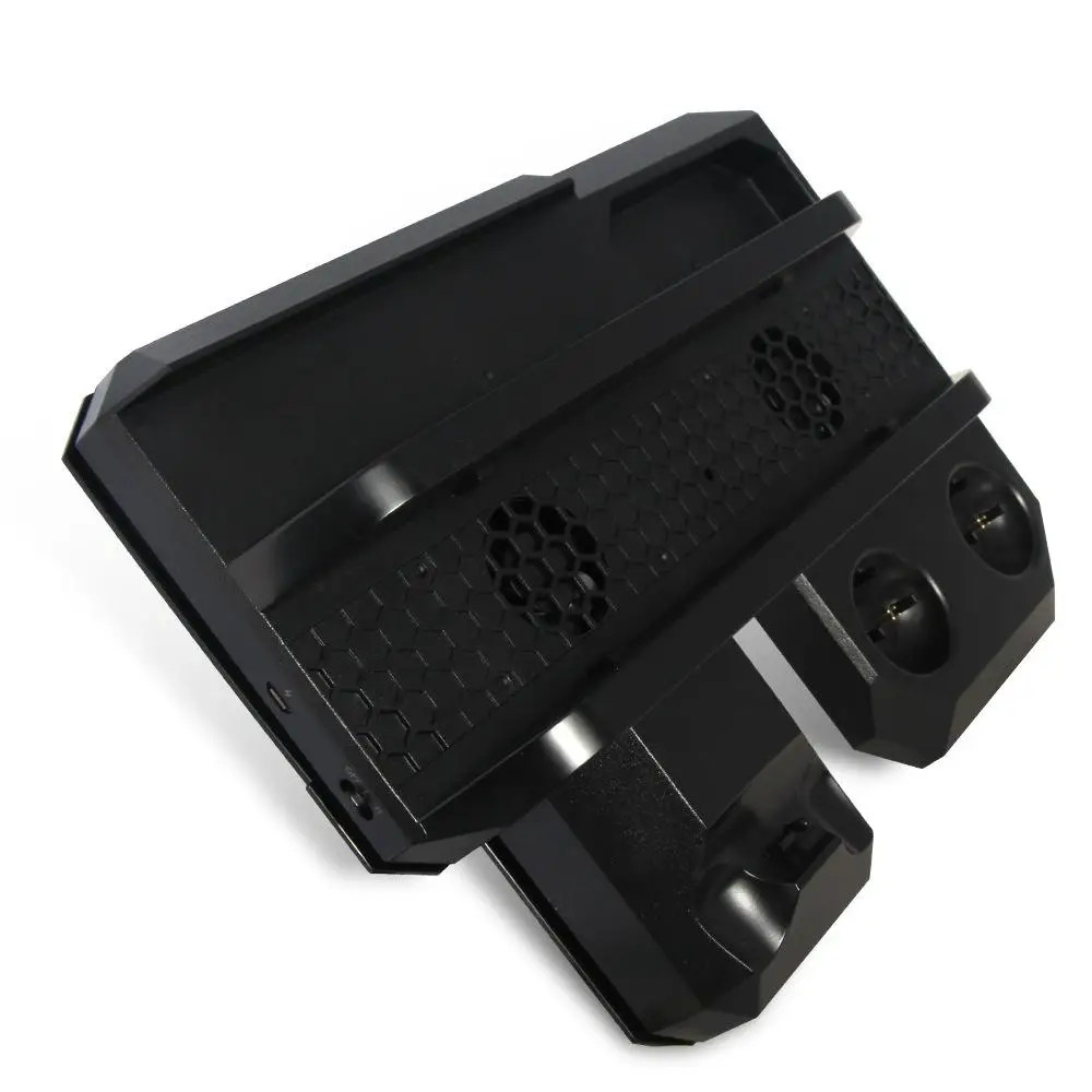 BEESCLOVER для PS4/PS4 PRO/PS4 SLIM Playstation VR Stand вертикальный контроллер Подставка для зарядки с охлаждающим вентилятором для sony PS4 d35
