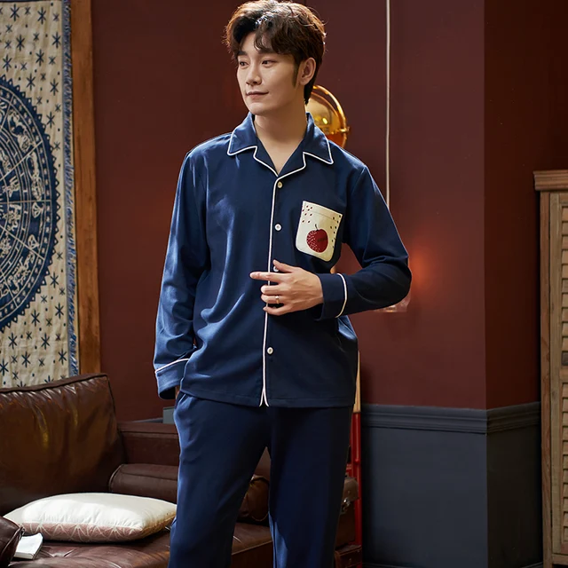 Kimono Hombre Japones Pijama Estilo Japonés Para Hombre Bata Y