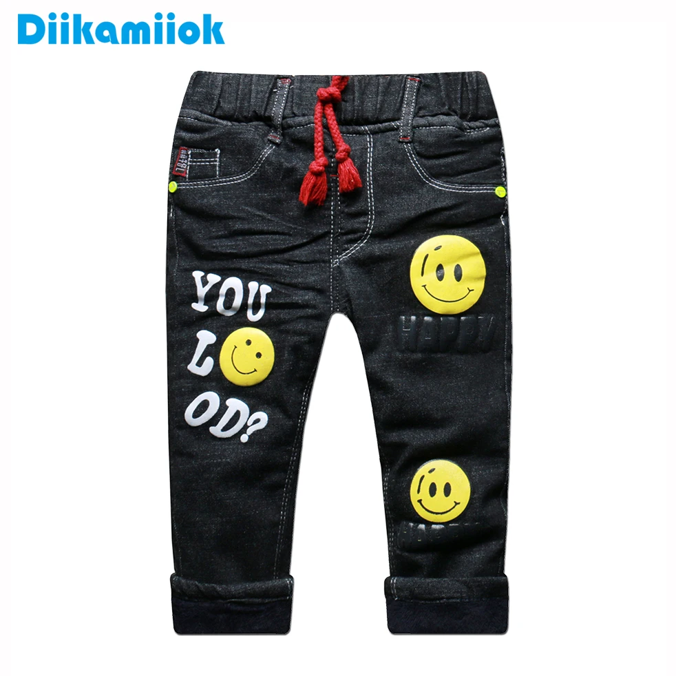 Brilliant sun Toddler Baby Boys Girls Fall Winter Pants Letter Thick Warm Trousers Bottoms