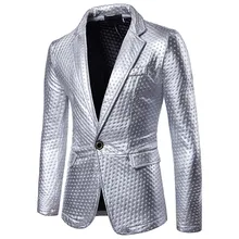 KLV мужской костюм куртка Мужской стиль Мода саморазвитие и яркий костюм чистый цвет пальто D4