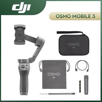 

DJI OSMO Mobile 3 Combo 3-Axis Handheld Gimbal Stabilizer with Active Track 3.0 Gesture Controll Foldable Original Selfie Stick