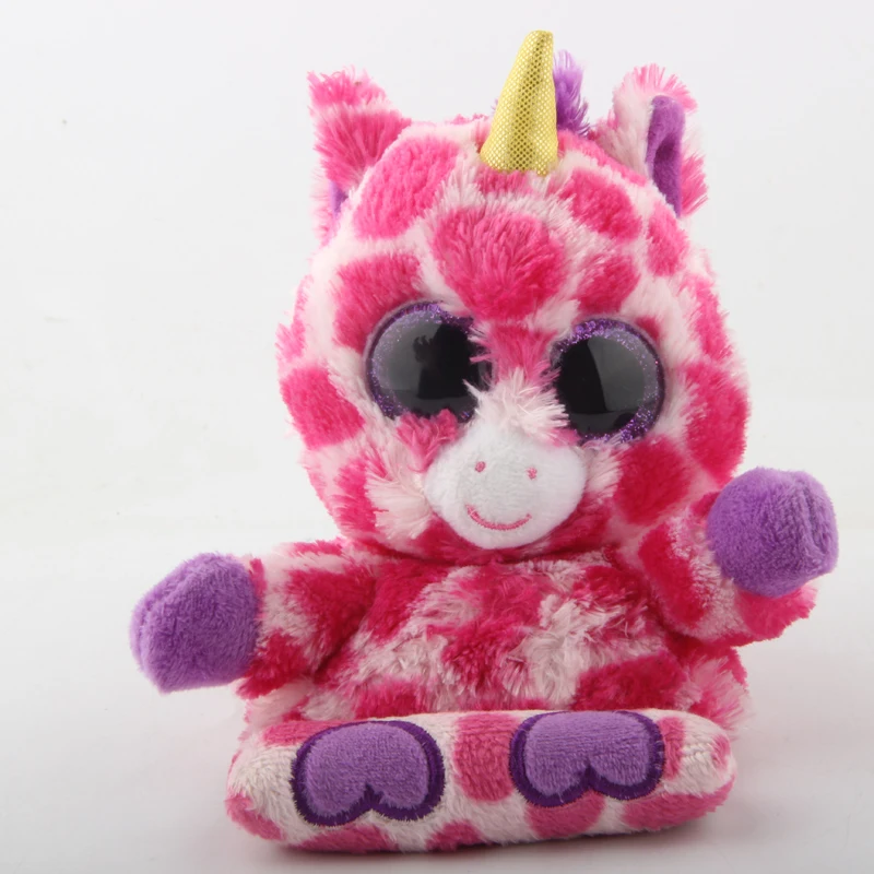 P2 Ty Peek-A-Boo Phone Holder with Screen Cleaner Bottom Plush Stuffed Animal Toys Giraffe Owl Unicorn Elephant Bunny Doll - Цвет: P2