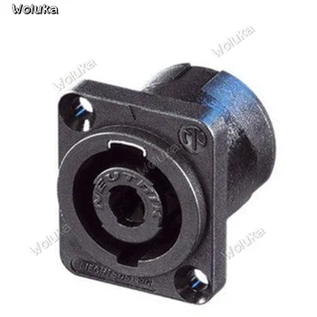 

NL4MP four-core audio socket panel speaker plug black square speaker CD50 W03