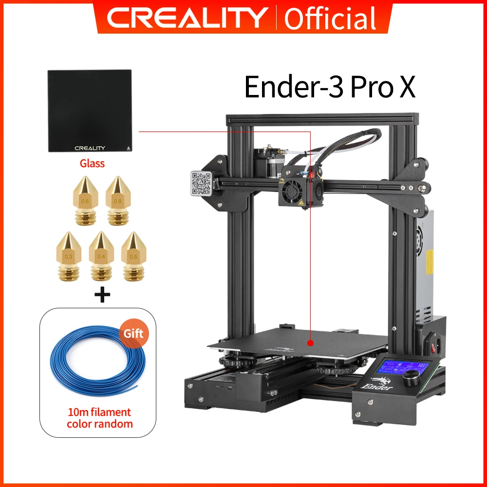 resin printer CREALITY 3D Ender-3 Pro Printer Printing Masks Magnetic Build Plate Resume Power Failure Printing KIT Mean Well Power Supply 3d printers 3D Printers