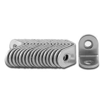 

Corner Brace 20mmx20mm Stainless Steel Brace Corner Steel Joint Right Angle Bracket Fastener 20 Pieces with Screws DTT88