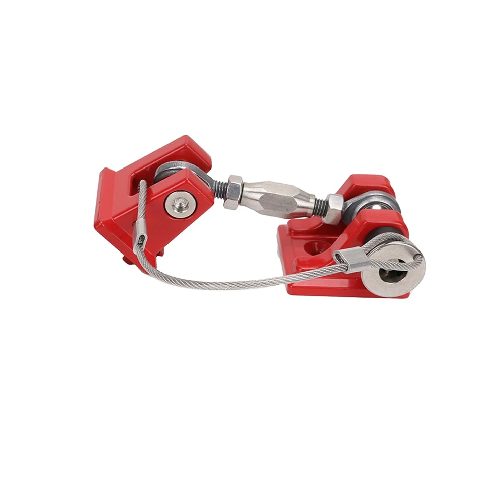 For Jeep Wrangler JK 2007-Hood Lock Factory Red 4x4 Catch Kit Off THe Turnbuckle Hood Latches