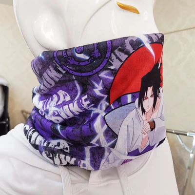 01 Naruto Новинка; необычный шарф из аниме JoJo's Adventure; Аниме Наруто; Demon Slayer: Kimetsu no Yaiba; шейный платок; Маска для косплея; шарфы - Цвет: 01 Naruto