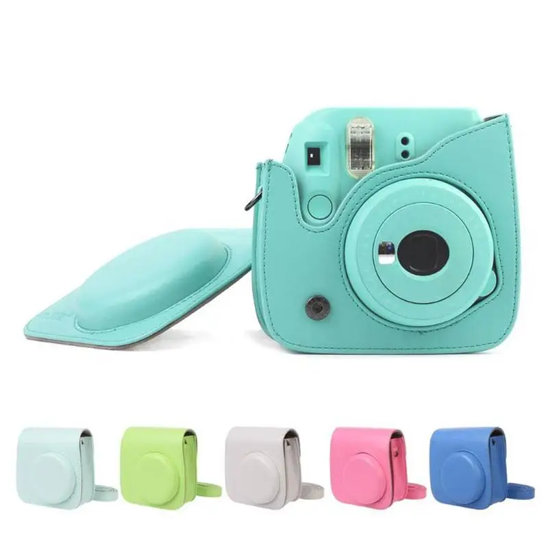 

High Quality Camera Case For Fujifilm Instax Mini 8 9 Film Camera Carrying Bag PU Leather Case Cover