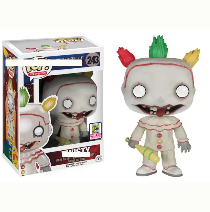 

FUNKO POP American Horror Story Freak Show # 243 Twisty Vinyl 2019 Action Figures Collection Model Toys for Children Birthday