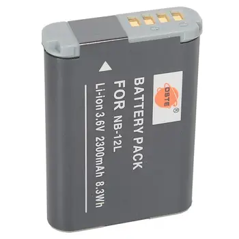 

DSTE Replacement for NB-12L Li-ion Battery Compatible Canon Legria Mini X PowerShot N100 G1 X Mark II Digital Camera as NB12L