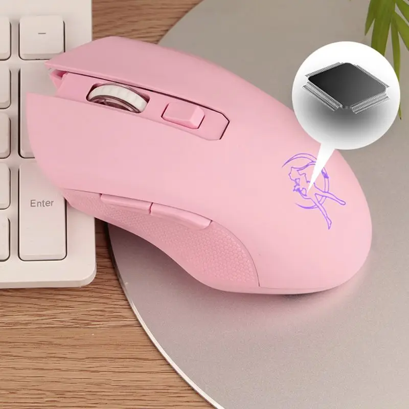 wired computer mouse Pink Silent LED Optical Game Mice 1600DPI 2.4G USB Wireless Mouse for PC Laptop top wireless mouse