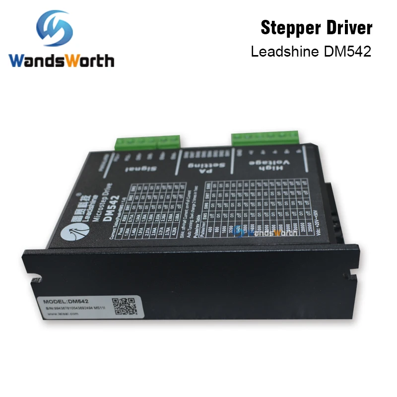 Wandsworth Leadshine 2 трехфазного шагового двигателя DM542 20-50VAC 1,0-4.2A для Co2 лазерной гравировки резки