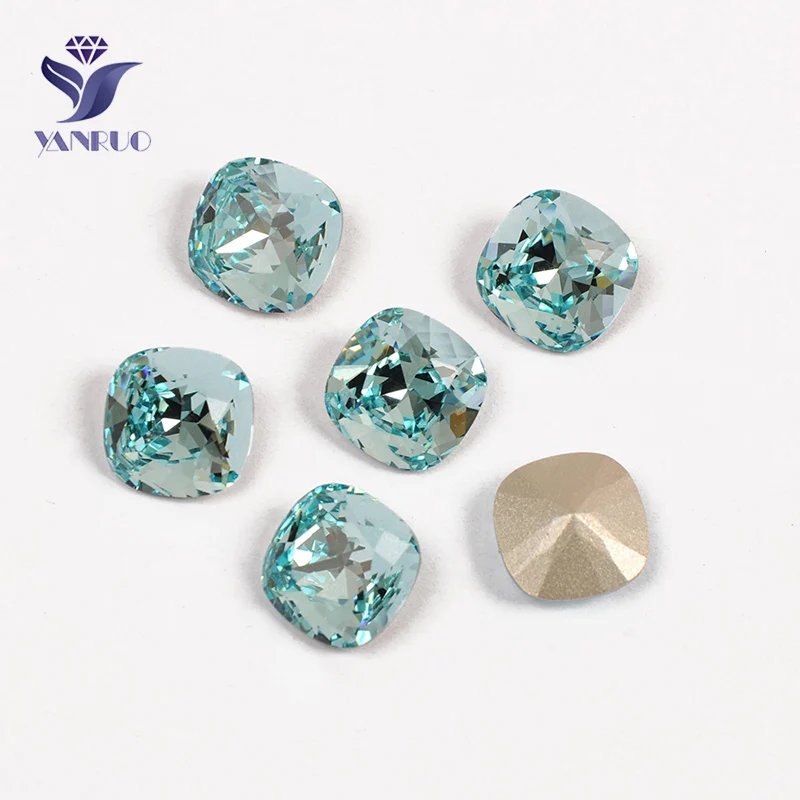 Yanruo 4470 Подушка Pointback алмазные стеклянные камни Швейные кристаллы для шипов сшитые украшения для одежды платье