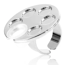 Палитра цветов из нержавеющей стали поддон накладные декоративные ногти гель лак цветная полка практический Совет Инструмент для маникюра милый