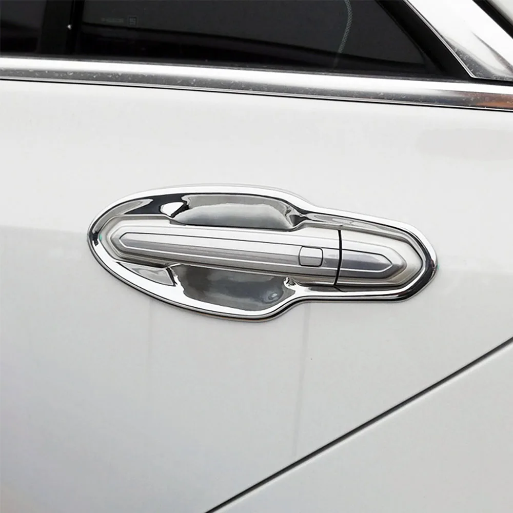 

Chromium Styling For Cadillac XT5 2016 2017 2018 2019 2020 Chrome Exterior Side Door Handle Bowl Cover Moulding Trim