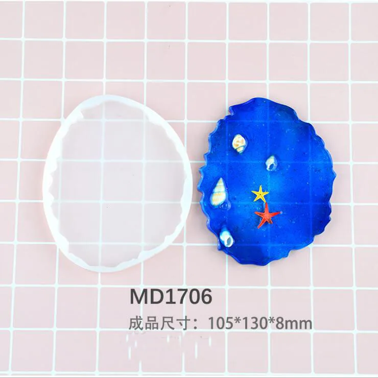 Новые прозрачные силиконовые формы высушенный цветок смолы декоративное ремесло DIY нерегулярные подставки формы для эпоксидной смолы для ювелирных изделий