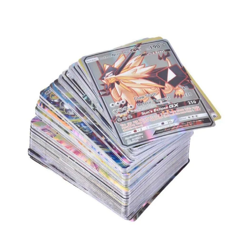 Без повтора 200 шт для карт Gx Shining Game Battle Carte карточная игра детей