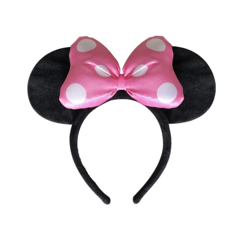 best Baby Accessories Original Disney Plush Headdress Toy Mickey Minnie Mouse Headwear Princess Mickey Minnie Ears Girls Hair Bands Head Hoop Kid Gift accessoriesdoll baby accessories