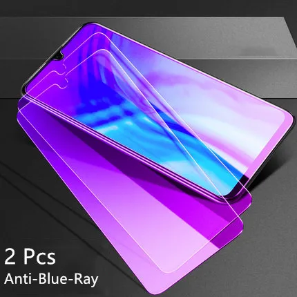 2 шт Полное закаленное стекло для Xiaomi Redmi Note 7 анти-синий луч 0,26 мм 9H Защитная пленка для экрана для Xiomi Redmi 7 на Redmi7 Pro - Цвет: 2 Pcs Anti-Blue-Ray