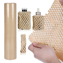 Papier d'emballage écologique pour cadeaux, papier Kraft nid d'abeille pour fleurs, emballage domestique pour fête d'anniversaire, mariage 