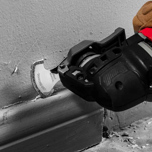 4 Lame Sega Oscillante Diamantate - Per Rimozione Malta, Legno, Metallo, Compatibile Con Multitool - Foto 7