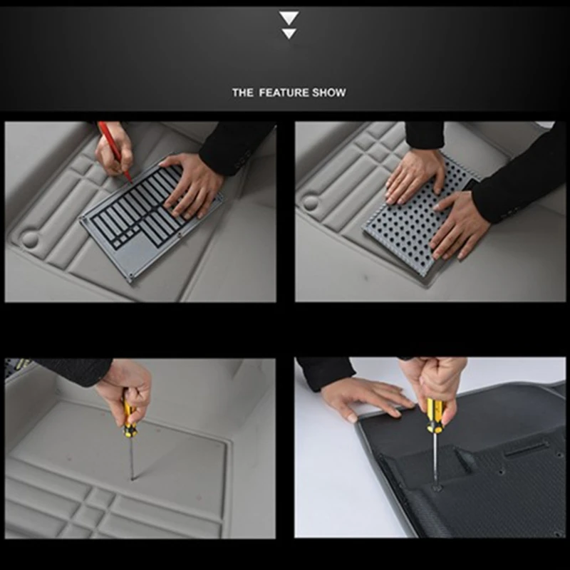 Car Accessories Car Mat Pedal Cover Heel Foot Mat Universal Floor Pad Anti-skid Pedal