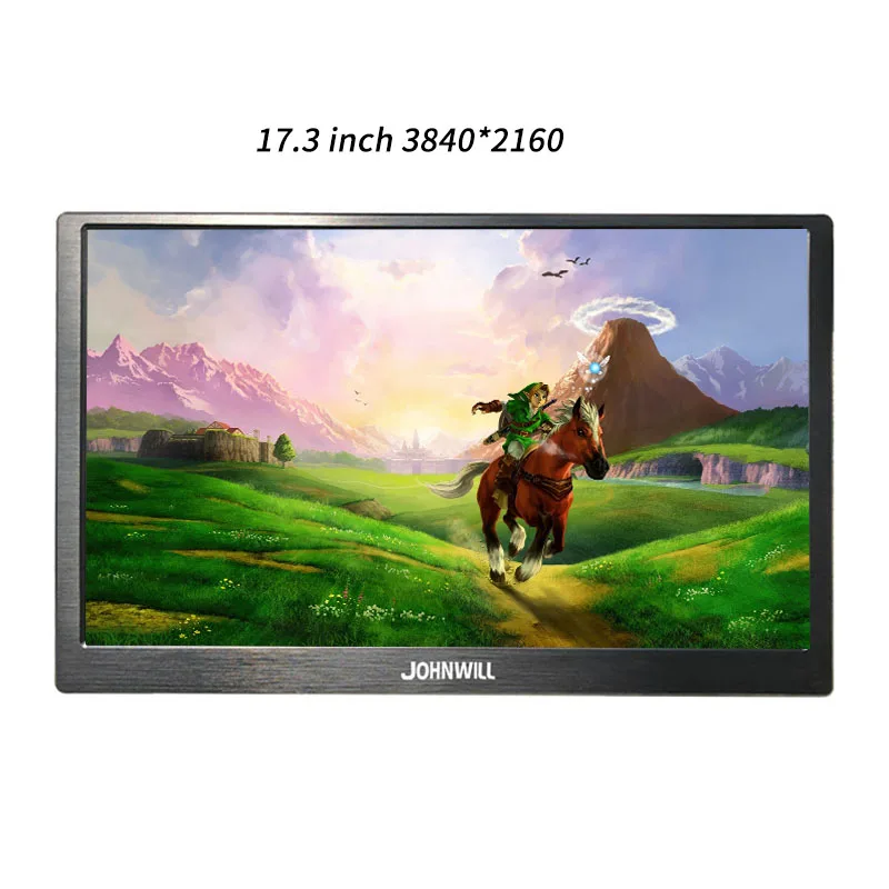 Монитор 4K 17,3 дюймов портативный type-C lcd DP 2* hdmi для PS4 ноутбука Raspberry pi переключатель PS3 miniTV Xbox компьютерный 16:9 динамик