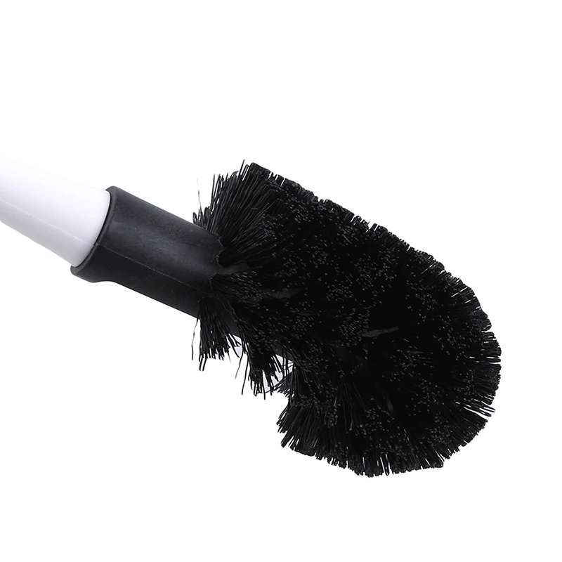 Plastic Toilet Brush Soft Bristle Bathroom Toilet Brush Holder Set Clean Tool Durable Toilet Cleaning Brush Set