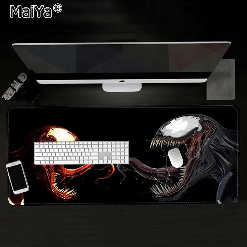 Lock Edge 30x80cm Maiya ваши собственные коврики venom силиконовый большой/маленький коврик для мышки игра большой коврик для мыши клавиатуры коврик - Цвет: Lock Edge 30x80cm