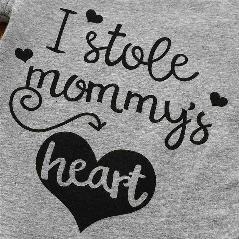 Боди для малыша, с короткими рукавами, с надписью «Mommy's Heart», комбинезон для маленьких мальчиков и девочек 0-18 месяцев