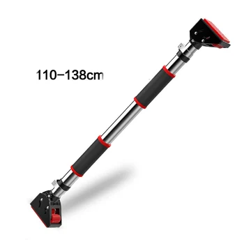 

110-138cm Multipurpose Automatic locking door horizontal Bar Skidproof Fitness wall bar Pull up bar
