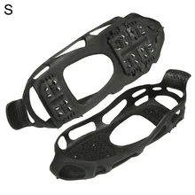 Унисекс 24 зубья накладка против скольжения на льду Нескользящие шпильки Снег Грязь шипованные кошки обувь захват для альпинизма лыжные принадлежности