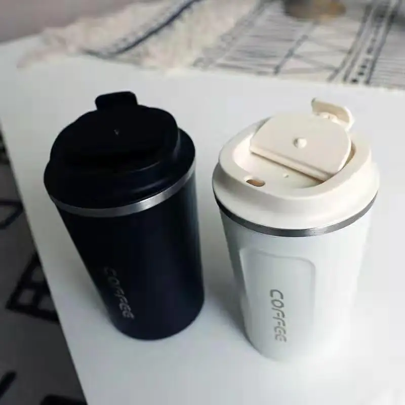 YRPcoffee Кружка 380 мл/500 мл термо чашка 304 нержавеющая сталь с крышкой Авто